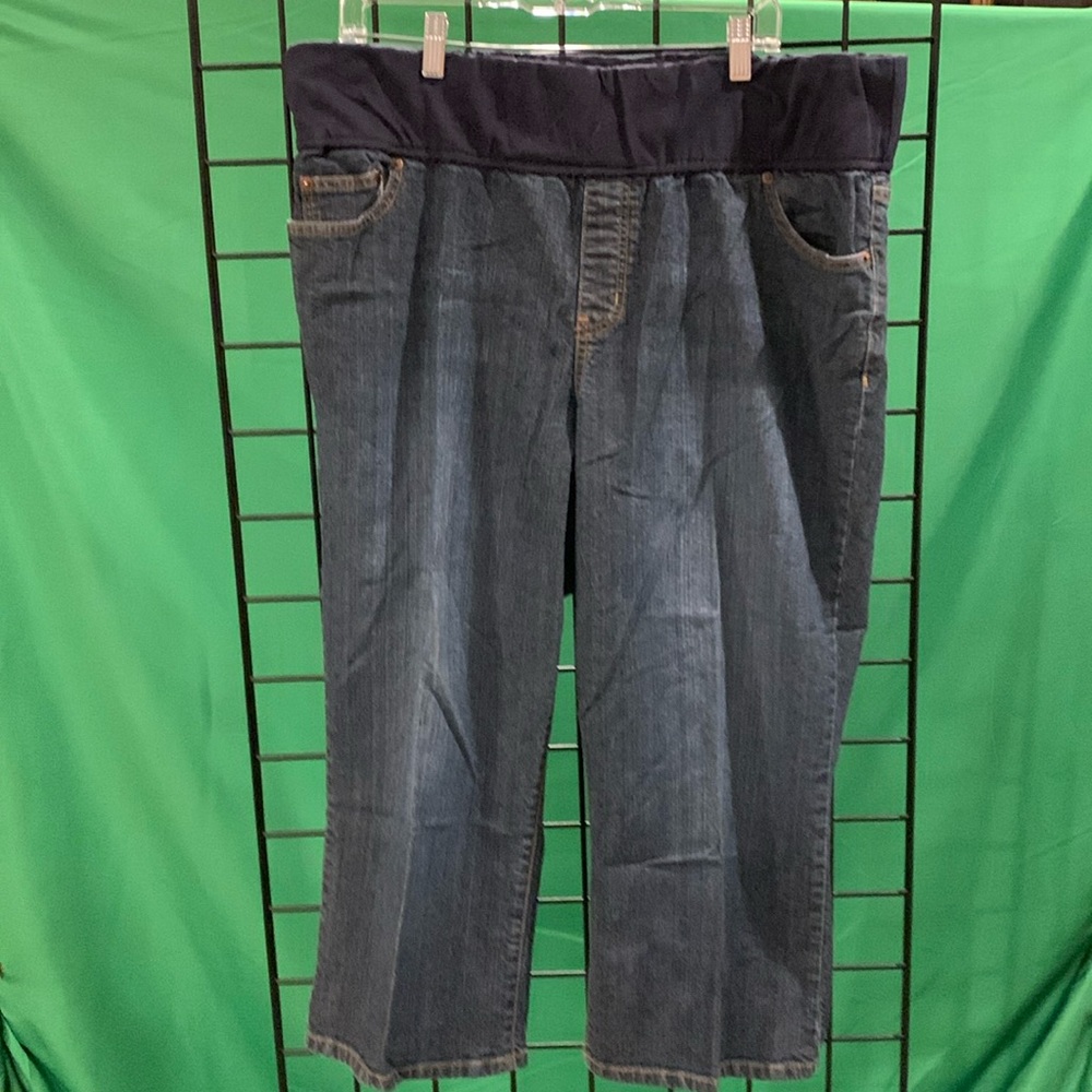 Lane Bryant Dark Wash Denim Capris